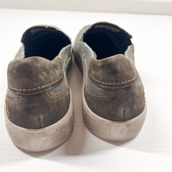 Roan by BEDSTU Gray Casual Kayson Leather Slip On Canvas Shoes Mens Size 10.5 - Picture 8 of 11